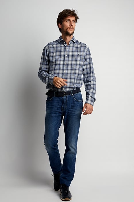 CF LS SUIT CLR SHIRT BLUE 2