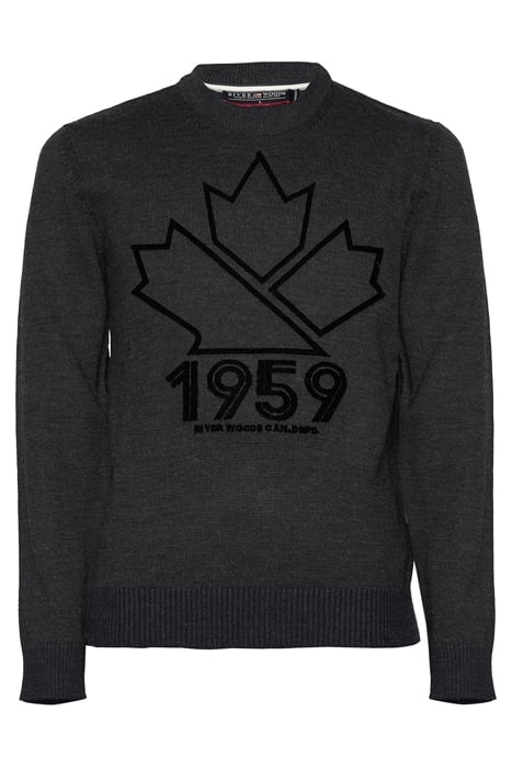 MER ROUND-NK CF SWT GREY 1