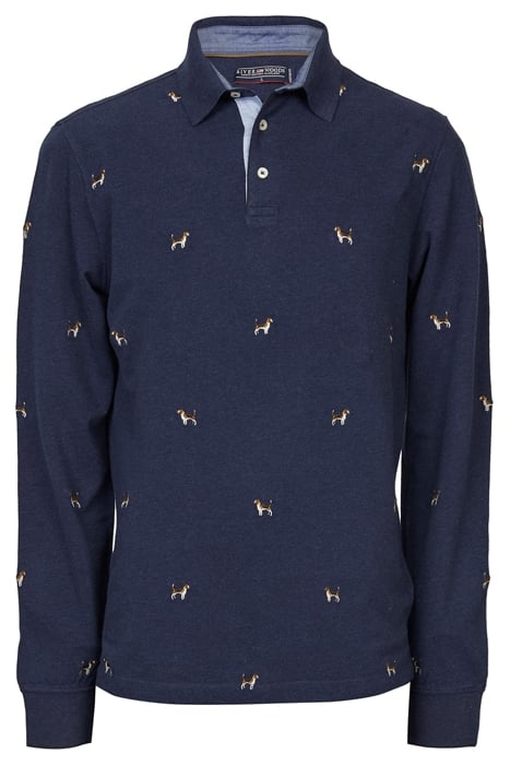 LUX AO-EMBR CF LS PIQ BLUE 1