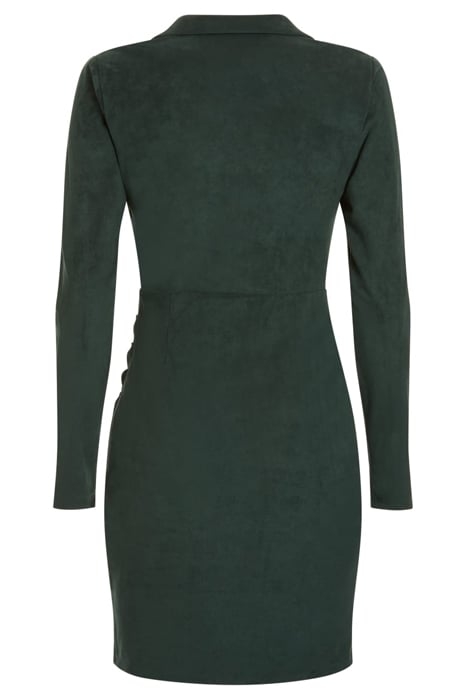 HUDSON WRAP DRESS CHENILLE GREEN 5