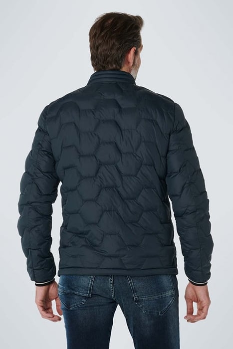 JACKET SHORT FIT PADDED CARBON BLUE 3