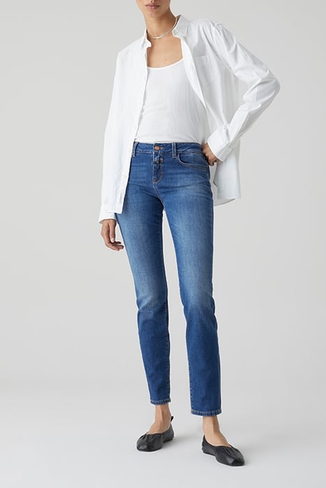 CLOSED WOMEN BAKER LONG JEANS DARK BLUE 2