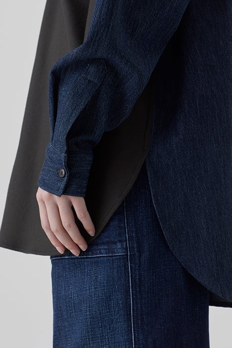 CLOSED WOMEN PATCHWORK SHIRT SHIRTS & BLOUSES BROWN BLACK 5