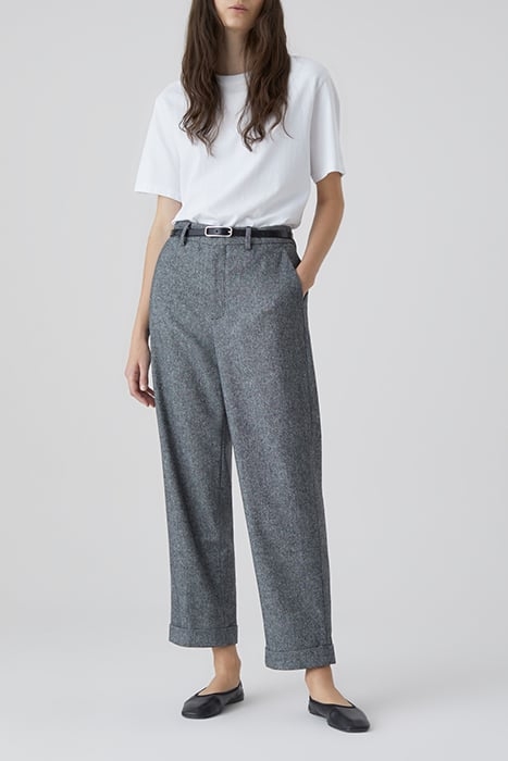 CLOSED WOMEN AUCKLEY PANTS DARK GREY MELANGE 3
