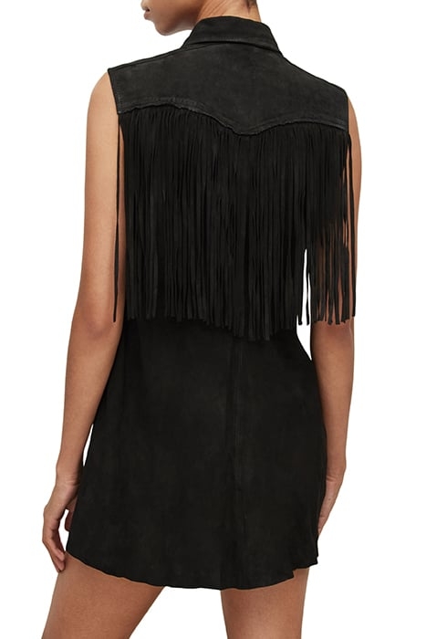 STANWAY TASSEL DRESS BLACK 2