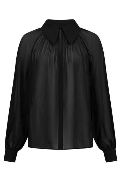 RUNA LOOSE BLOUSE BLACK 1