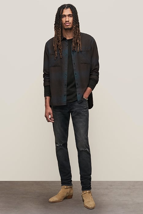 COLE REGULAR FIT L/S SHIRT COSMOS BLUE 3