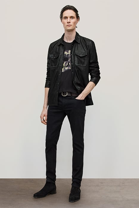 SS CREW TEE - CHEETAH SKULL BLACK 5