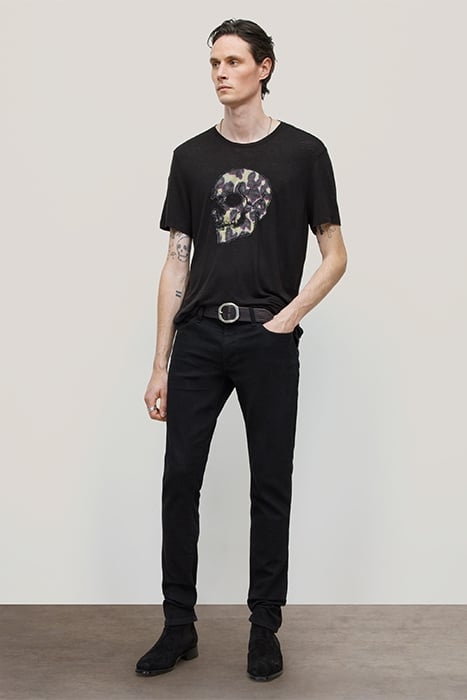 SS CREW TEE - CHEETAH SKULL BLACK 3