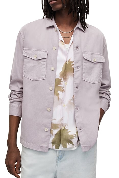 SPOTTER LS SHIRT ASHED PURPLE 1