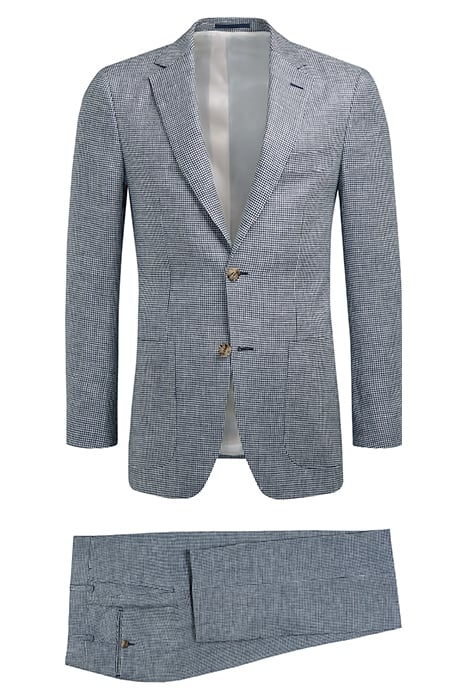LIGHT BLUE HOUNDSTOOTH HAVANA SUIT 2