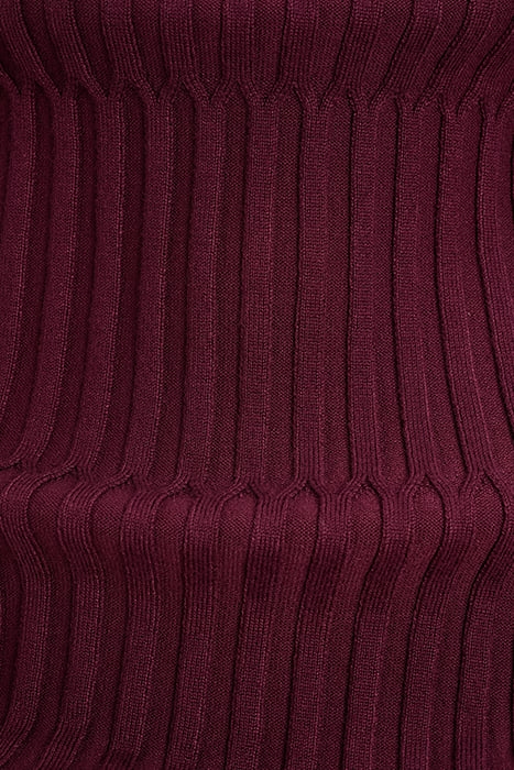 MA-SBSTRIPED ROLLNECK WINERED 7