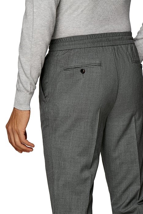 MID GREY DRAWSTRING AMES TROUSERS 6