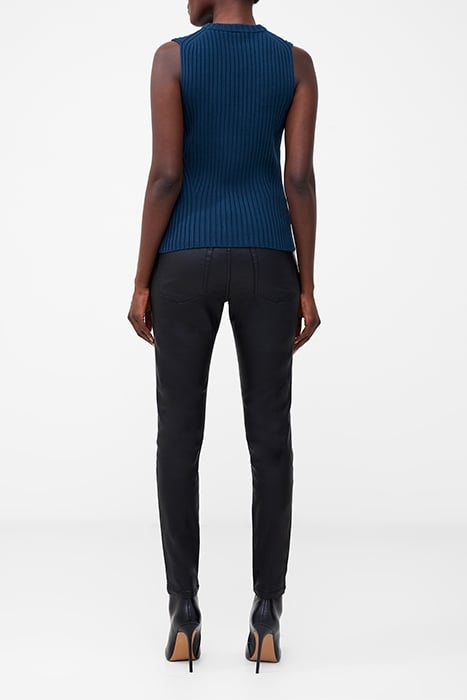 BABYSOFT RIBBED CREW NECK TANK DEEP TEAL 3