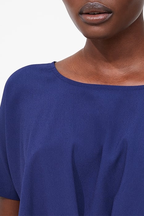 PLEAT HEM BOXY DK NAVY 6