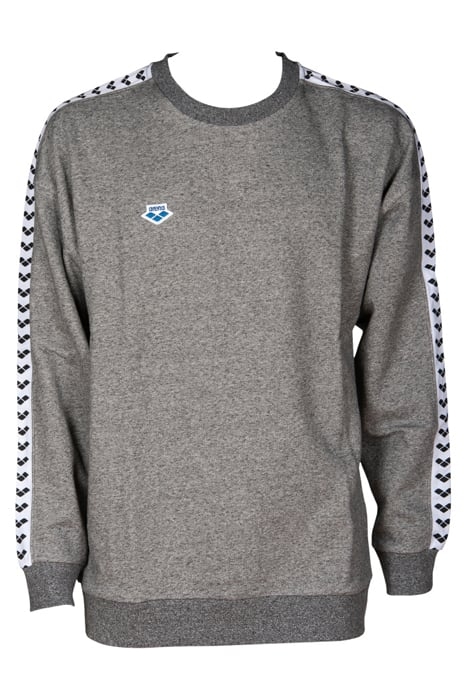 SWEAT TEAM OVERSIZE DARK GREY MELANGE WHITE BL 1