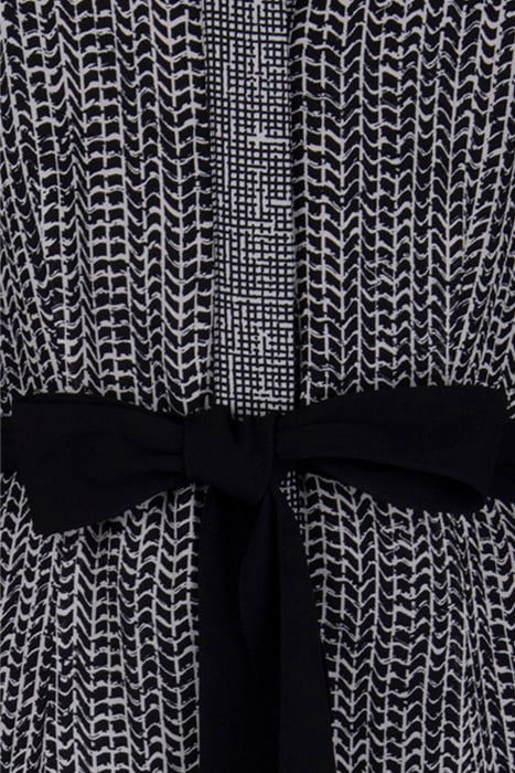 TANIS DRESS SHIRT BLACK/WHITE 3