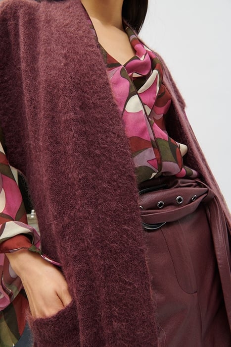 STRICKMANTEL AUS MOHAIR-MIX BAROLO 5