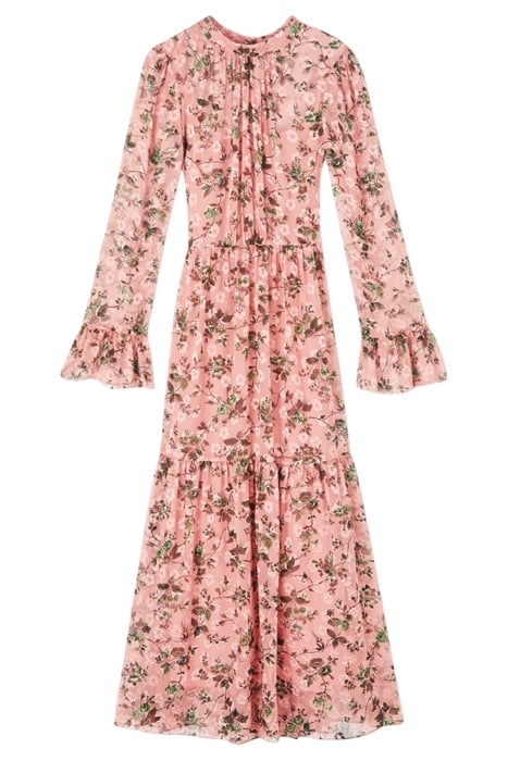SWINTON MIDI DRESS PINK 4