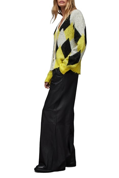 HOVE CARDIGAN WHITE/YELLOW/BLACK 3