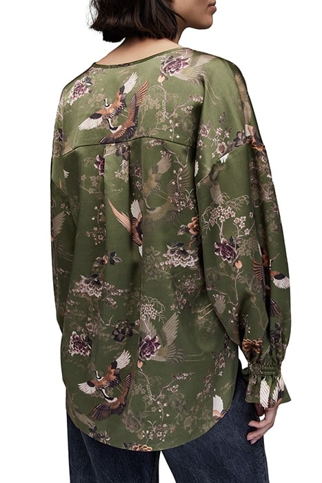 PENNY PEGGY TOP KHAKI GREEN 2