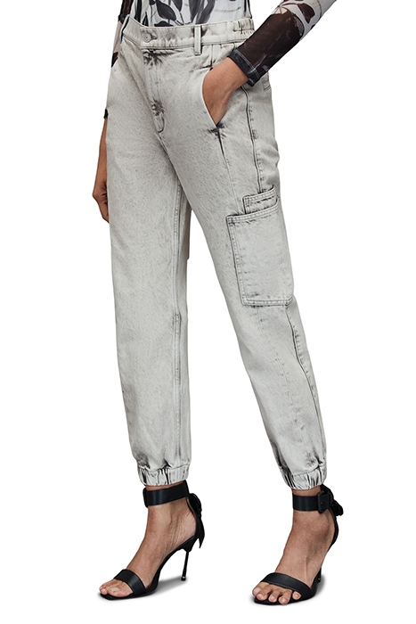 LEA CARGO JOGGER SNOW GREY 1