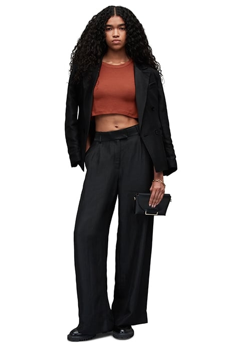 RINA CROPPED TANK RUST BROWN 4