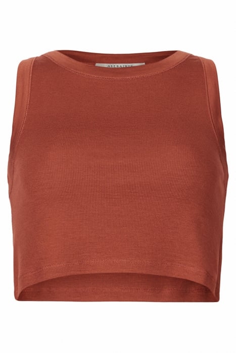 RINA CROPPED TANK RUST BROWN 6