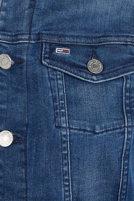 VIVIANNE SLIM FIT DENIM JACKET MID BLUE 4