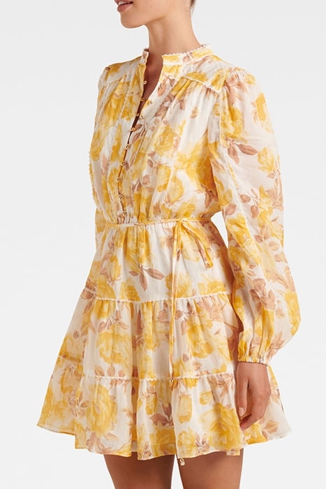 FLEUR SKATER MINI DRESS HADLEY FLORAL 4