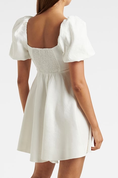 FEARNE TWIST MINI DRESS PORCELAIN 2