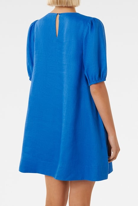 MILLIE V NECK SWING DRESS BLUE PIGMENT 2