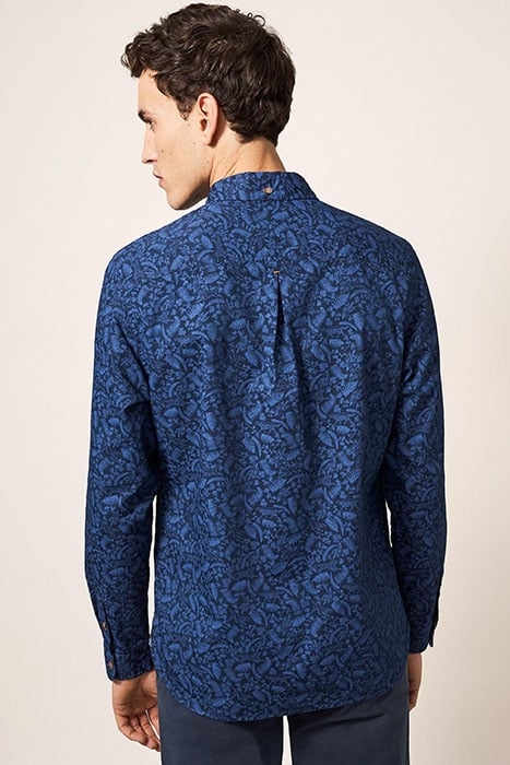 BAILEY DOG PRINTED SHIRT DARK NAVY 2