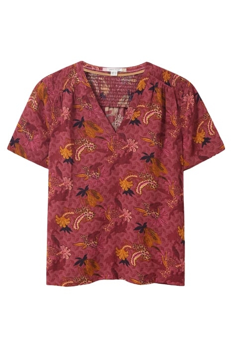 ELISA TOP PLUM MULTI 4