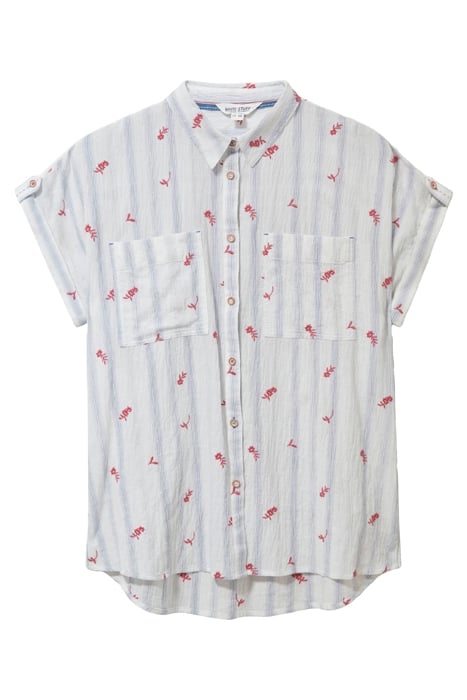 ELLA EMBROIDERED COTTON SHIRT WHITE 3