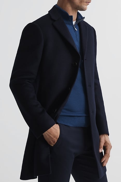 GABLE SINGLE BREASTED COAT NAVY 4