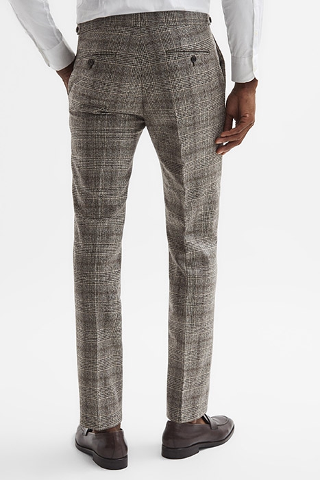 ALFREDO SUIT PANTS BROWN 2