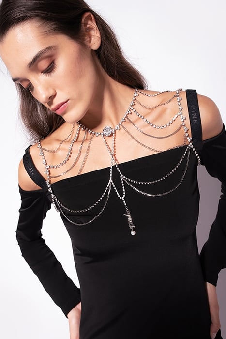 ANGELIQUE ABITO NEOPRENE FLUID BLACK 4