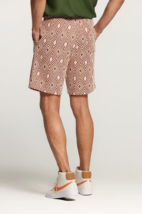 MEN INTARSIA SHORTS CHUTNEY BROWN 2