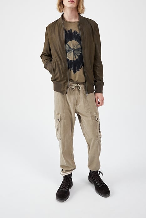 KHAKI SUEDE JACKET 3