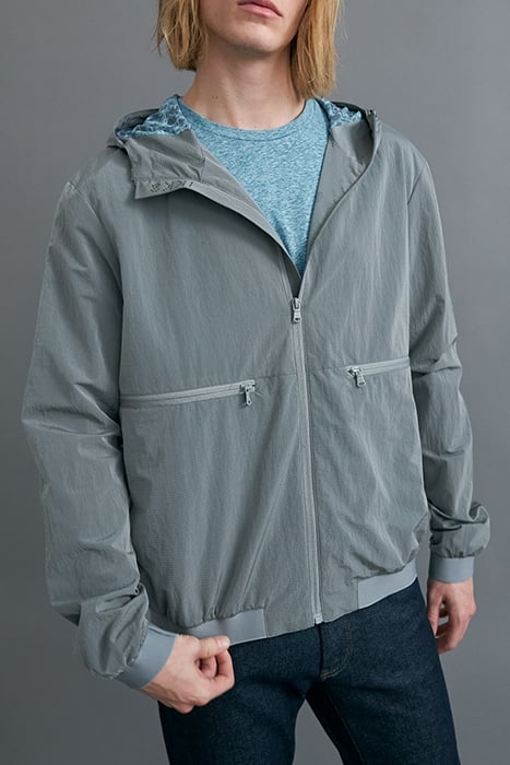 METAL GREY NYLON WATER REPELLENT JACKET 6