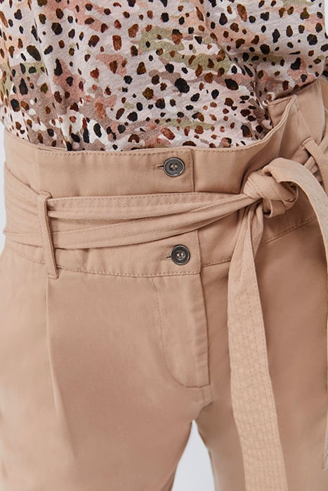 DESERT BELTED HIGH-WAIST CIGARETTE TROUSERS 6