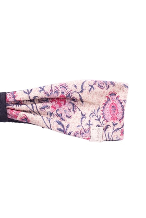 BABY GIRLS’ NAVY/PINK PRINT REVERSIBLE HEADBAND 4