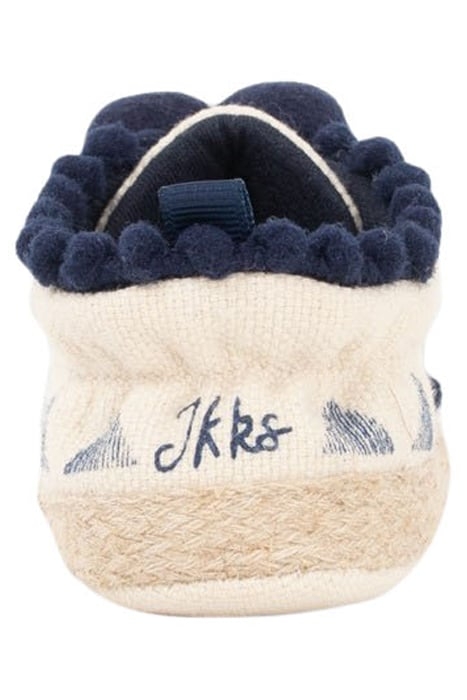 BABY GIRLS’ OFF-WHITE CANVAS SHOES WITH TASSELS 3