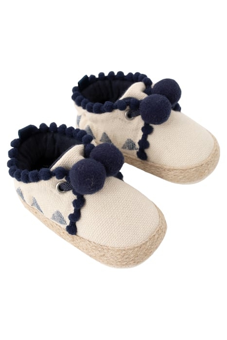 BABY GIRLS’ OFF-WHITE CANVAS SHOES WITH TASSELS 2