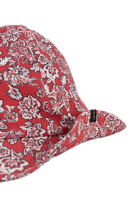 BABY GIRLS’ RED FLORAL PRINT HAT 5