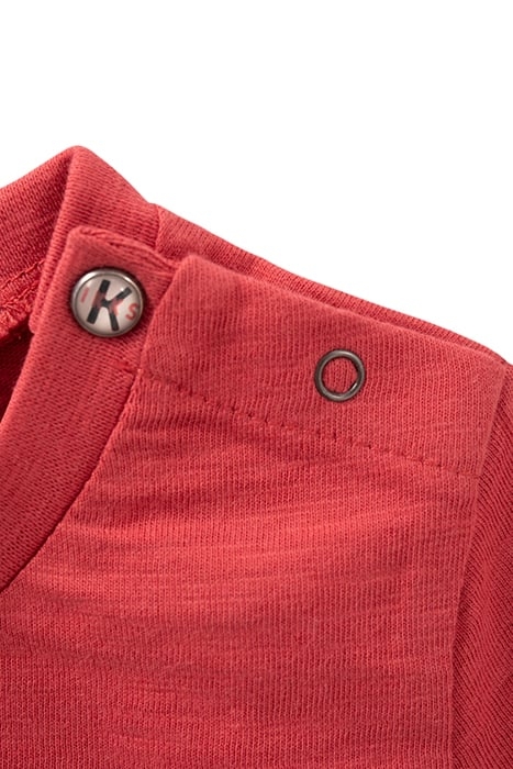 BABY BOYS’ RED T-SHIRT WITH 3D LIGHTNING IMAGE 4