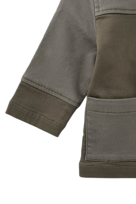 BABY BOYS’ KHAKI SAFARI JACKET WITH CONTRASTING POCKETS 5