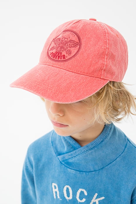 BOYS’ RED WINGED RIDER PRINT CAP 3