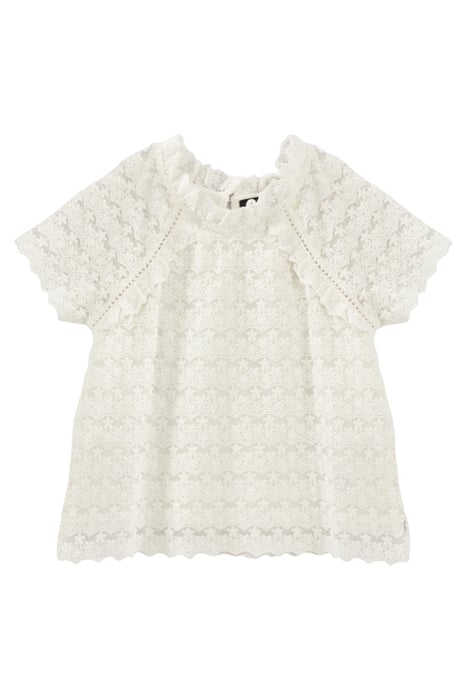 GIRLS’ OFF-WHITE LACE BLOUSE 2